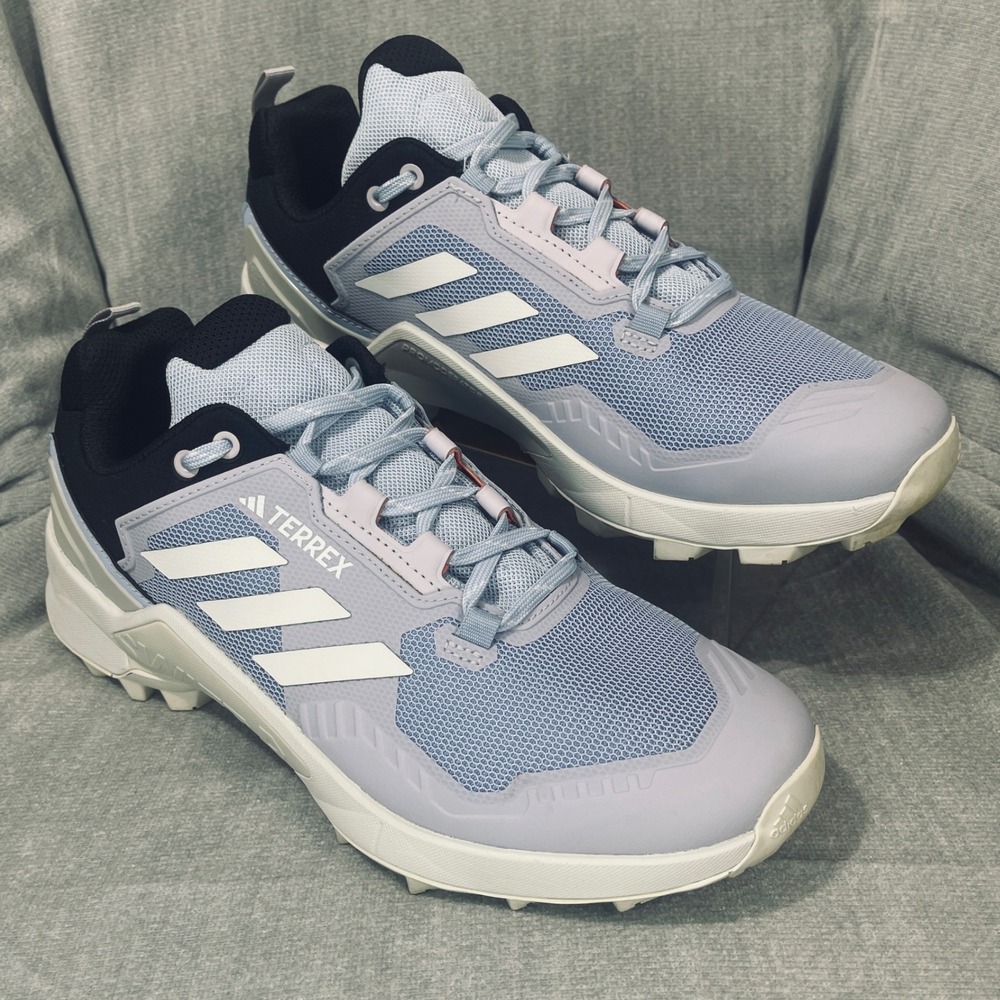 Adidas Terrex Swift R3 Women 9.5 Hiking Shoes Purple Trail Outdoor Sneakers